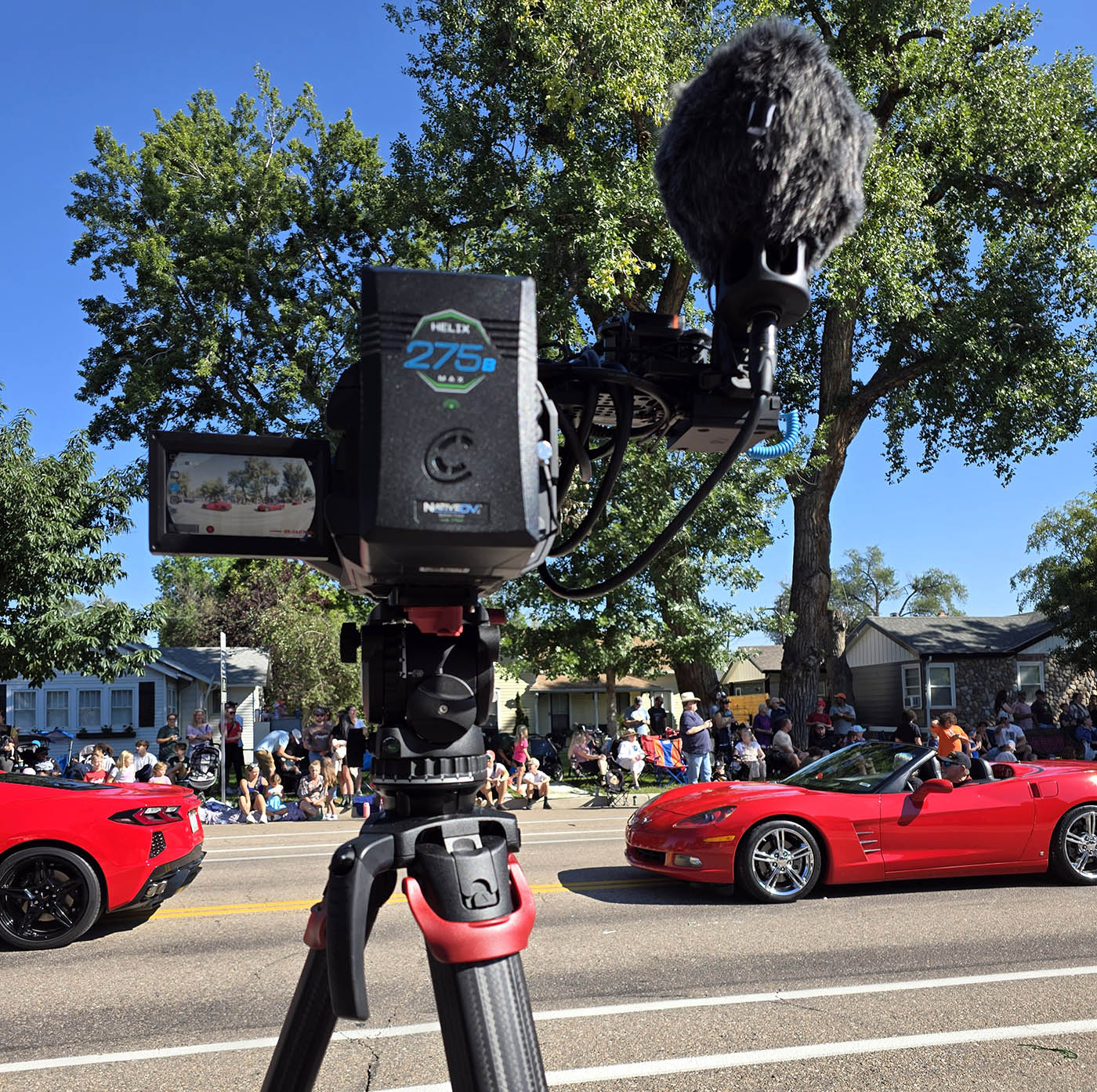 Filming Corvettes at the Windsor Harvest Parade on the Blackmagic URSA Cine Immersive