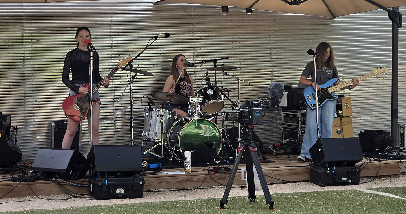 "RLY ORY" band performing live at Backyard Tap in Loveland, Colorado, on 5/31/2026
